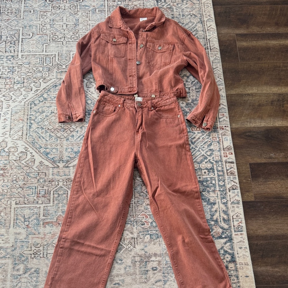 Women's Rust denim set